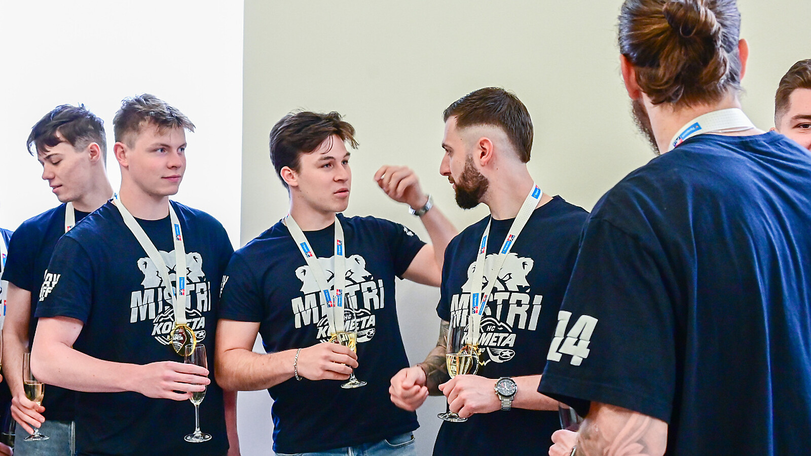 Hokejoví šampioni navštívili Novou radnici